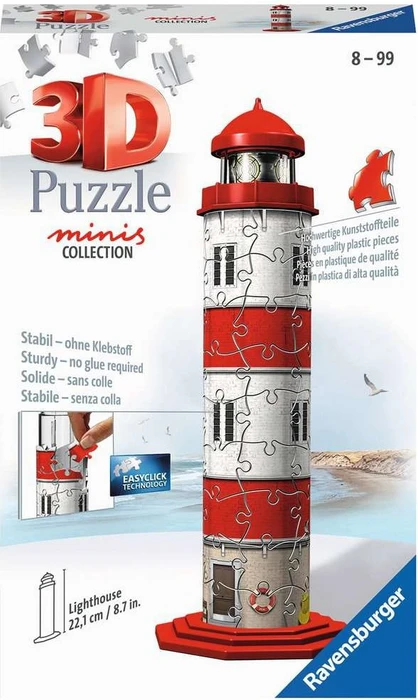 Ravensburger 3D Puzzle Mini Leuchtturm (54 Teile)
