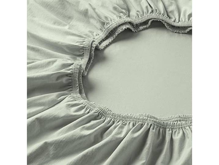 ESTELLA Spannbetttuch Zwirnjersey Verde 100x200 cm bügelfreie & trocknerfeste Qualität Rundumgummi 97% Baumwolle