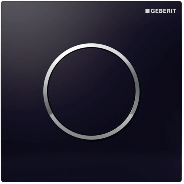 Geberit Hytouch Urinalsteuerung Typ 10 116015KM1 pneumatisch, schwarz/hochglanz-verchromt