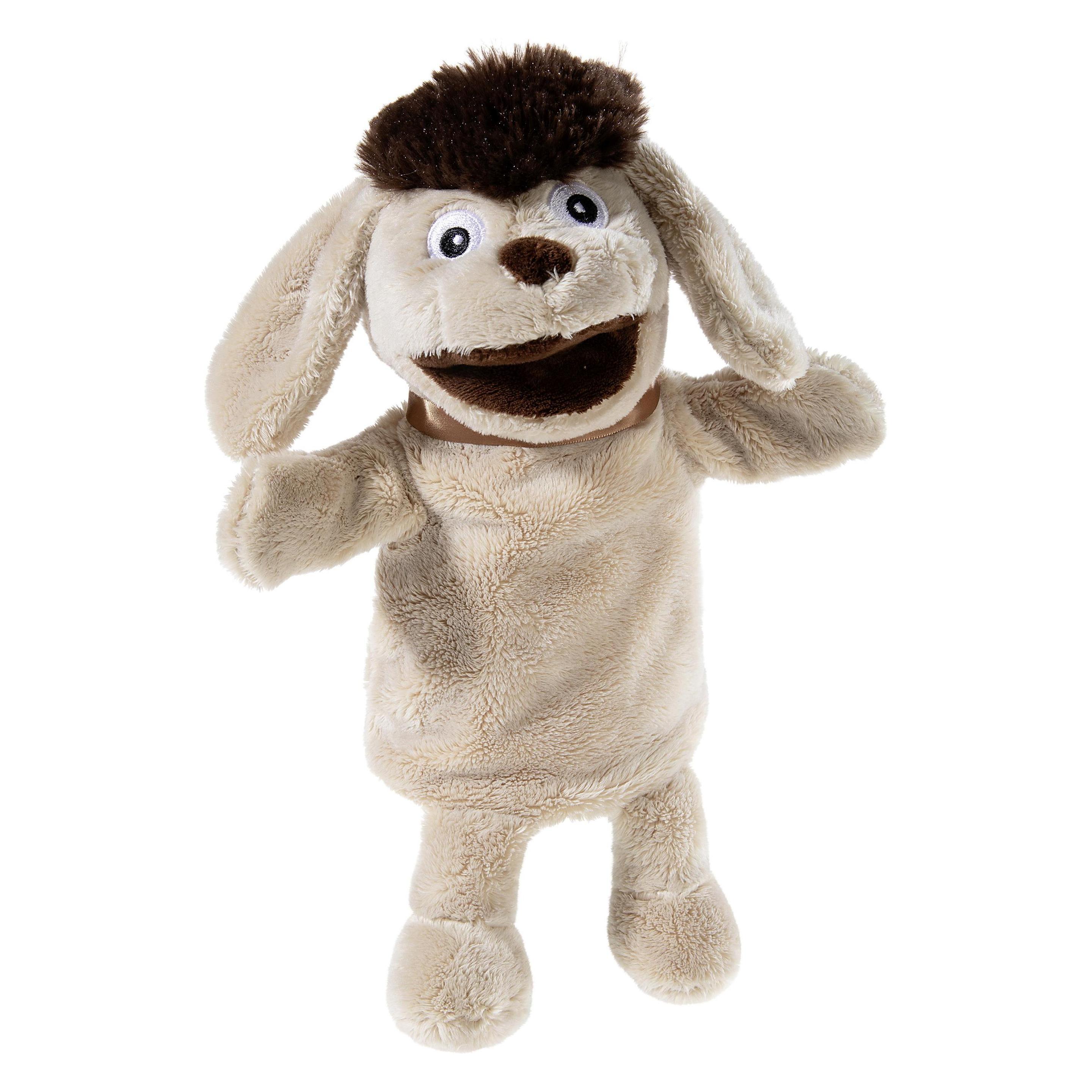 Magni Heunec KG Sandmann und Seine Freunde, Handpuppe Hund Moppi GRS/PET Plüsch (643567)