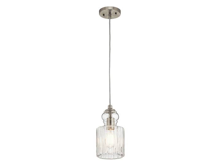 Elstead Lighting Hängeleuchte Riviera, Metall, Glas, 36.8 cm, Lampen & Leuchten, Innenbeleuchtung, Hängeleuchten, Pendelleuchten