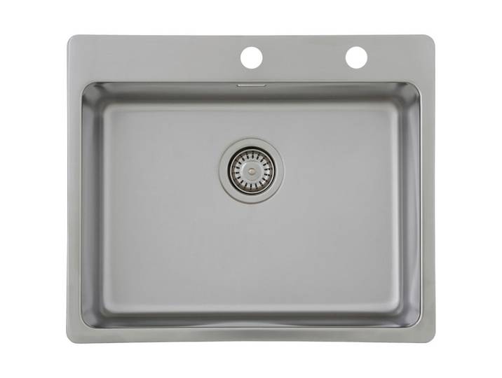 Respekta Spüle Chicago, Edelstahl, Metall, 60x22.8x50 cm, Küchen, Küchenausstattung, Küchenspülen, Edelstahlspüle
