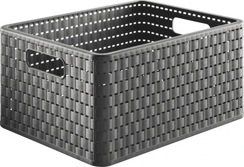 Rotho Aufbewahrungsbox A4 Country 18L - anthrazit
