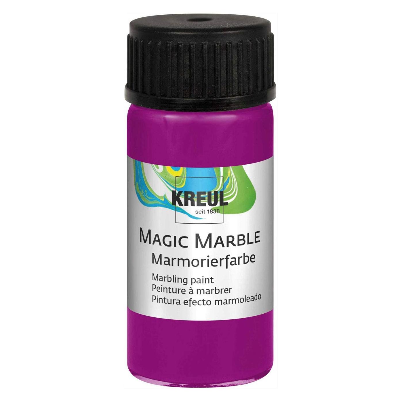 Kreul Marmorierfarbe "Magic Marble", magenta, 20 ml (20 ml) (73208)