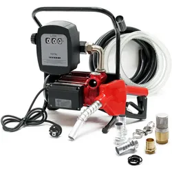 Wiltec, Fahrzeug Werkzeug, Heizöl- und Dieselpumpe 230V/600W 40l/min selbstansaugend Pumpe Pistole