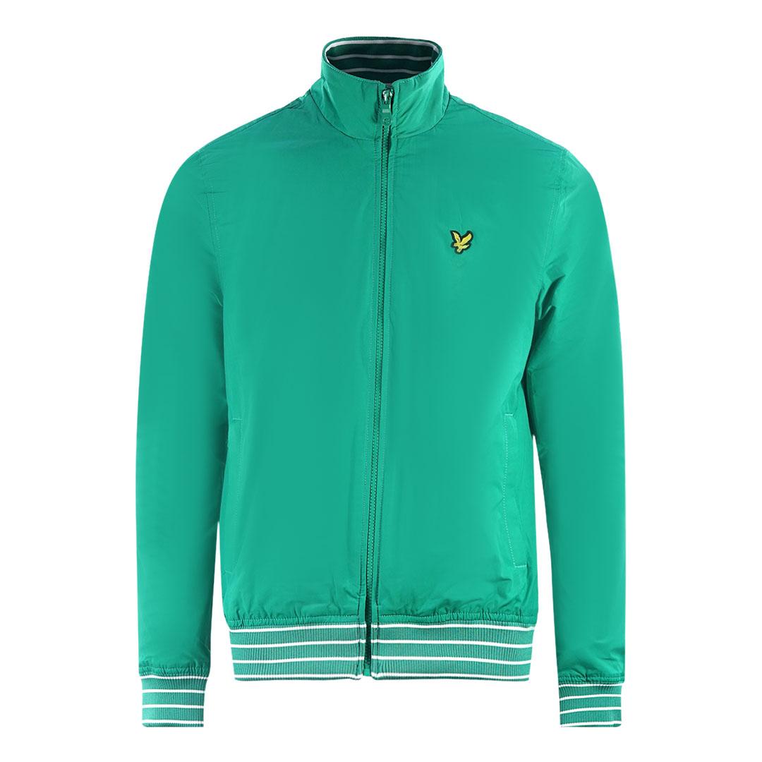 Lyle & Scott Aqua Salt Jacke mit Trichterausschnitt