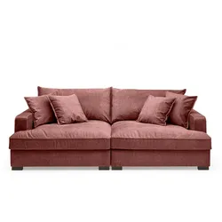 BOOOM Bigsofa Tribecca Stoff Coral 242 cm