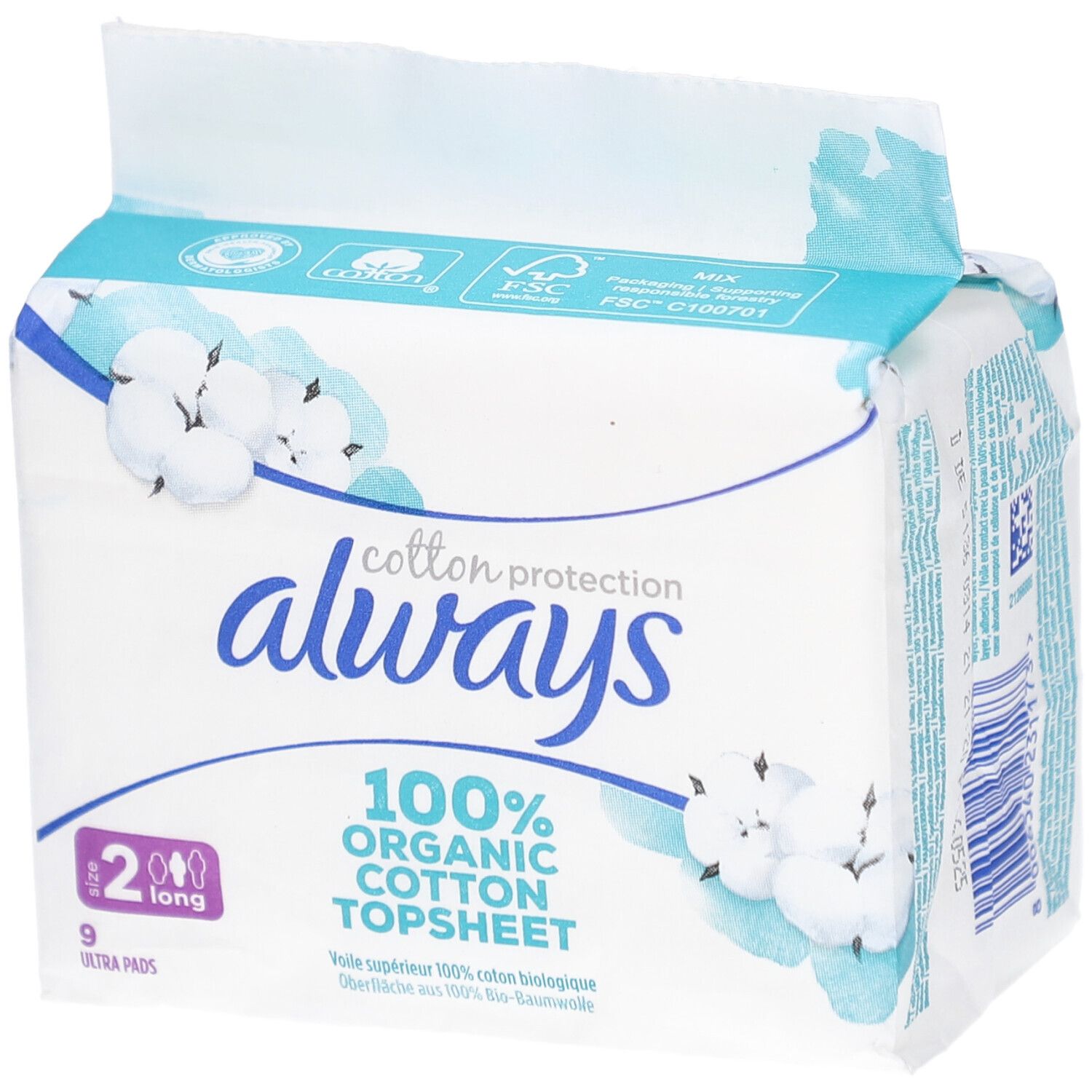 Always Ultra Binde Cot Protect Long Flügel 9 Stk St Binden