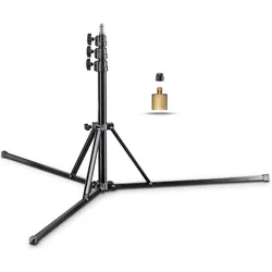 Walimex Gn-806 (215 cm, 5 kg), Lampenstativ, Schwarz