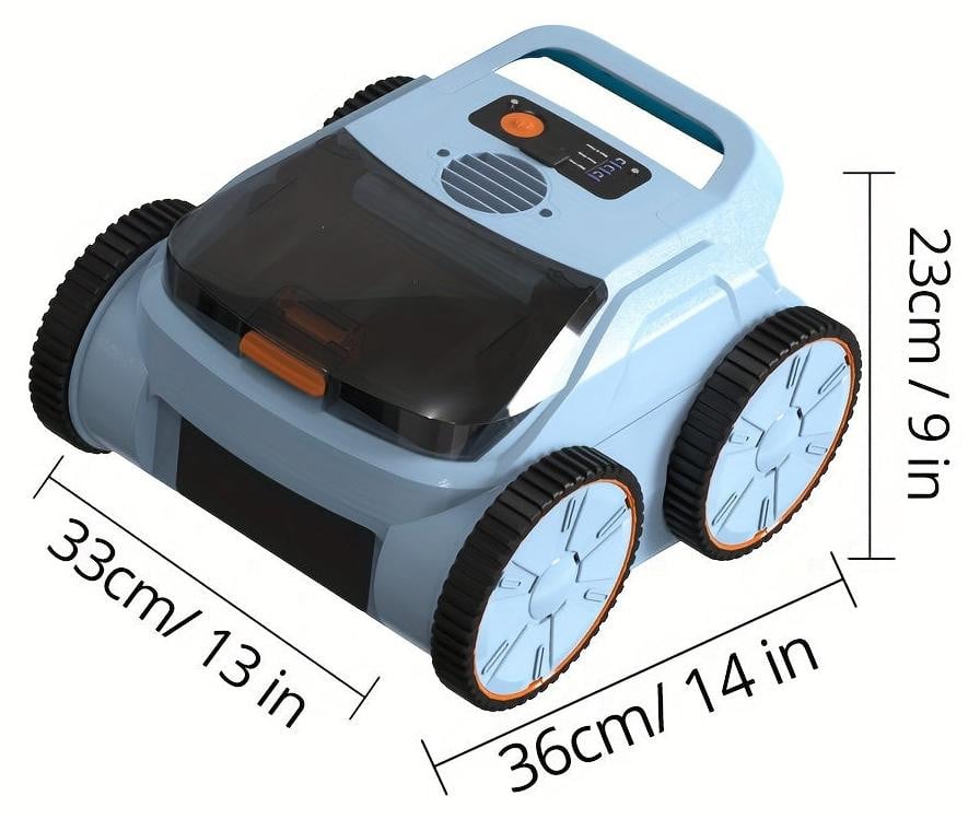 Selius Draadloze Zwembadreinigingsrobot - Automatische Zwembadstofzuiger