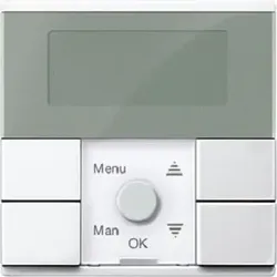 Merten Zeitschaltuhr-Modul polarweiss glänzend System M MEG5755-0319