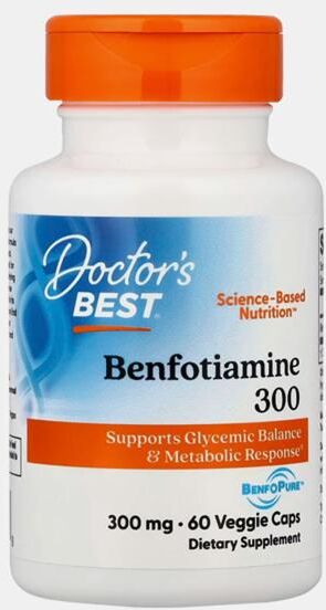 DOCTORS BEST BENFOTIAMINE 300mg 60 CAPSULAS