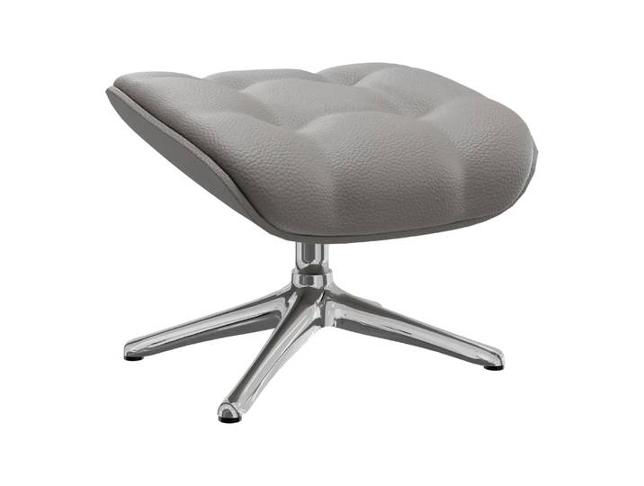 Hocker Metro Chester, Flexlux, dakota warm mineral grey, Leder