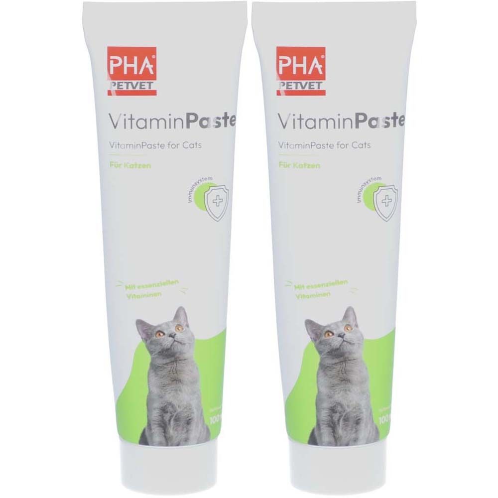 PetVet PHA VitaminPaste für Katzen Doppelpack 2x100 ml Paste