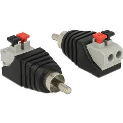 Delock 65566 Cinch Adapter [1x Cinch-Stecker - 1x Buchse] Schwarz, Grau, Rot 0 mm