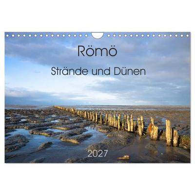 Römö - Strände und Dünen (Wandkalender 2027 DIN A4 quer), CALVENDO Monatskalender