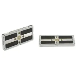 Schmalz Aluminium Saugplatte für Blocksauger oben VCSP-O 120x50x8.3mm Mosgummi