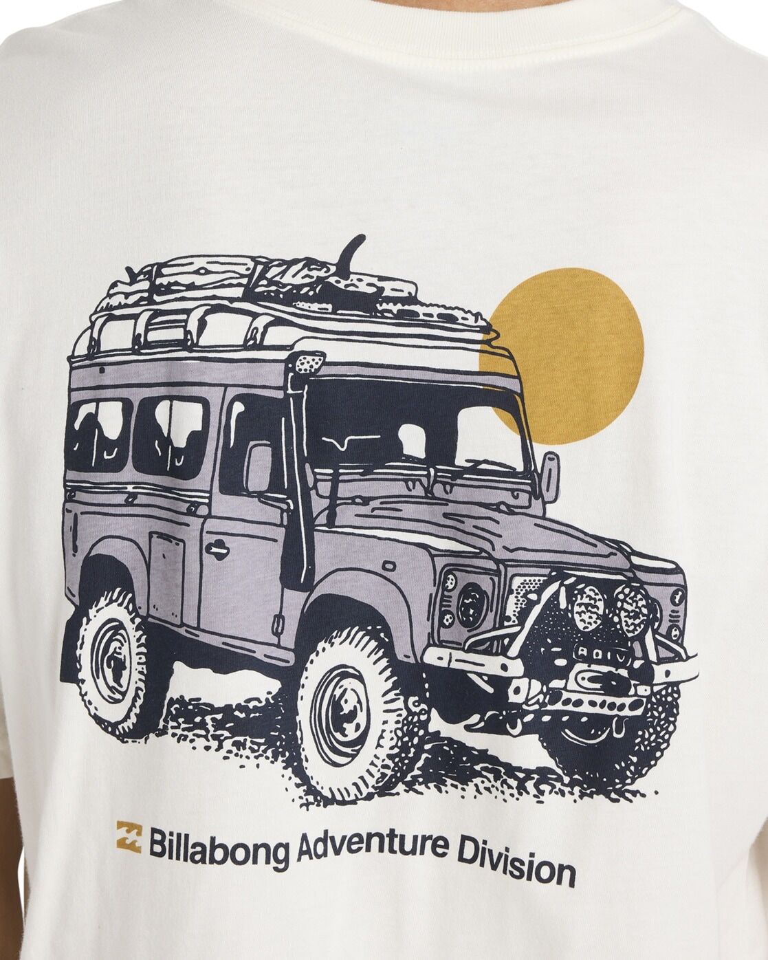 T-Shirt BILLABONG "Make Tracks", Herren, Gr. XL, weiß (sanftes weiß), Obermaterial: 100% Baumwolle., Shirts T-Shirt