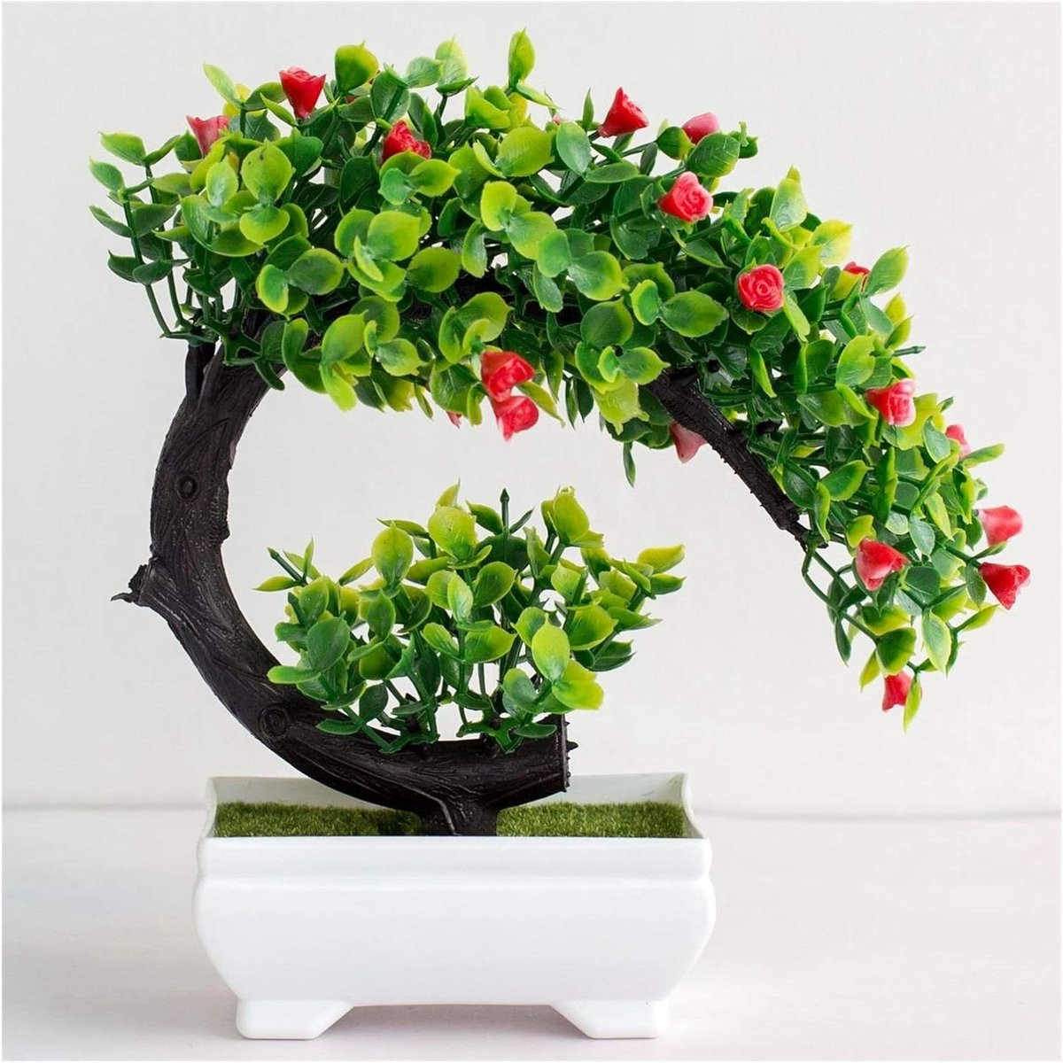Kunstmatige Bonsai Boom - Groene Nep Plant voor Home Decoratie