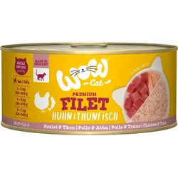 WOW Cat 70g Hühnerfilet mit Thunfischfilet