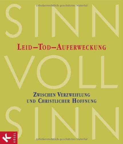 Michael Boenke - SinnVollSinn - Religion an Berufsschulen. Band 1: Leid, Tod, Auferweckung: Zwischen Verzweiflung und christlicher Hoffnung - Preis vom 01.10.2026 17:08:56 h