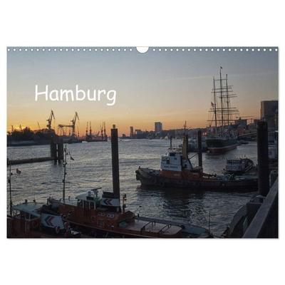 Hamburg (Wandkalender 2027 DIN A3 quer), CALVENDO Monatskalender