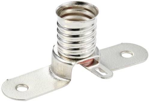 TRU COMPONENTS TC-10477720 Lampenfassung Sockel (Miniaturlampen): E10 Anschluss (Sockel): Lötfahne 1St.