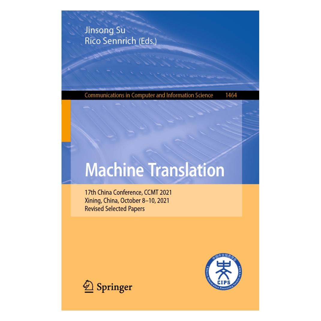 Springer Machine Translation (Englisch, Softcover, Jinsong Su, Rico Sennrich) (56214465)