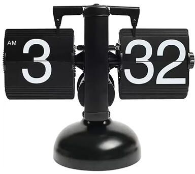 Uplift Picks Vintage Automatic Flip Clock With Quartz Movement And Removable Number Cards c