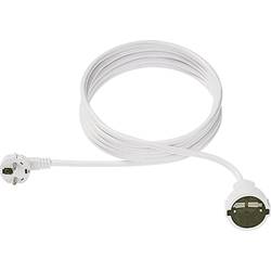 Bachmann 341284 Strom Verlängerungskabel Weiß 2.00 m H05VV-F 3G 1,5 mm²