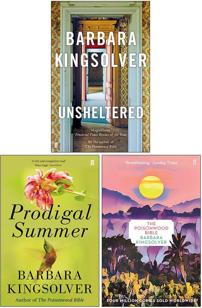 Barbara Kingsolver 3 Books Collection Set - Fiction - Paperback Faber & Faber