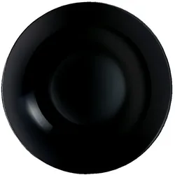 Luminarc 24 x Coupteller DIWALI tief mit 0,78l, 20 cm, Farbe: black, Opal (gehärtet)