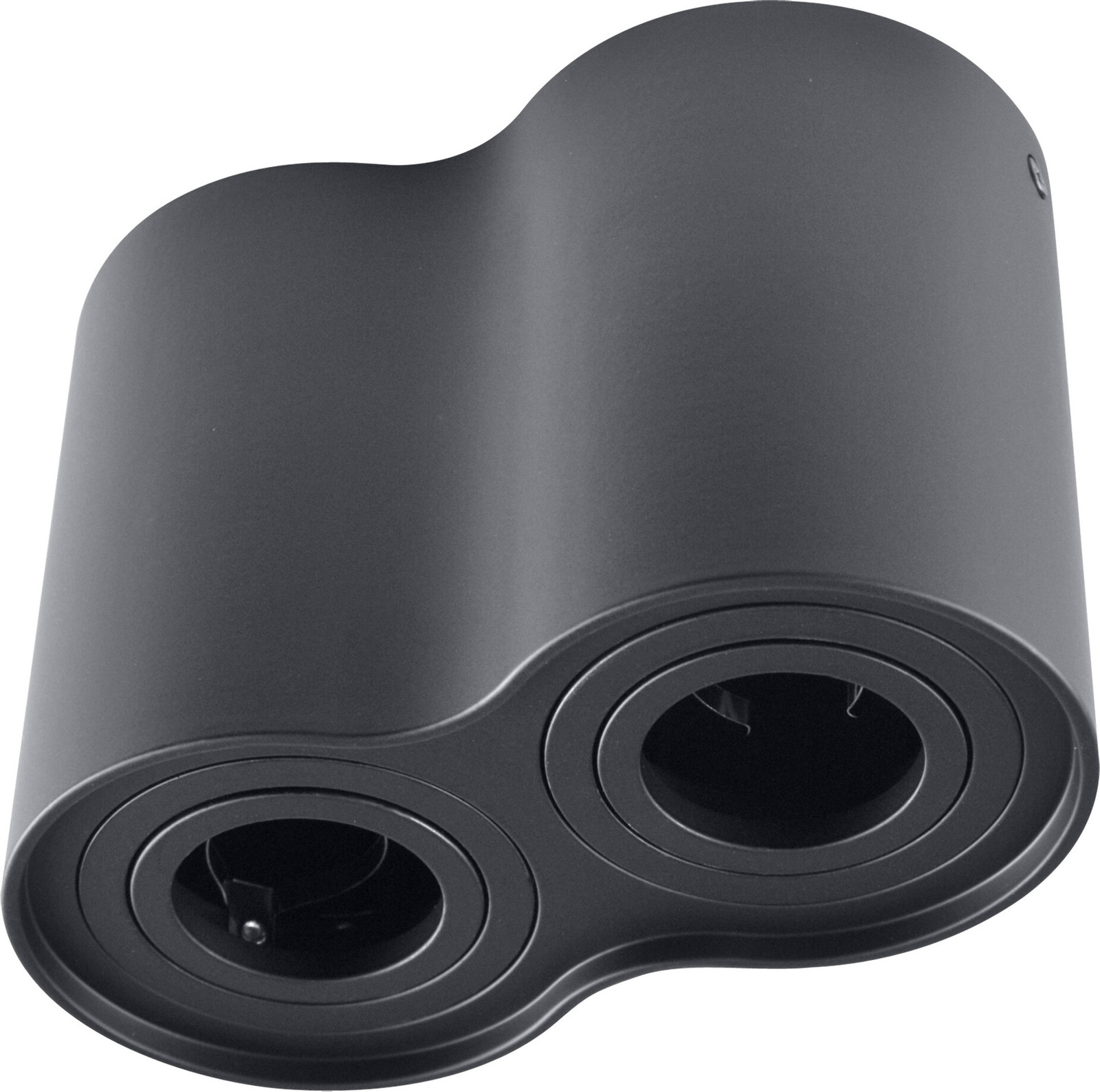 Goldlux Polux Inbouw plafondarmatuur Hadar R2, rond, zwart
