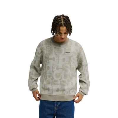Strickpullover DC SHOES "DC Blitxed", Herren, Gr. XXL, beige (dc blitxed high rise), Obermaterial: 100% Modacryl., Pullover Strickpullover