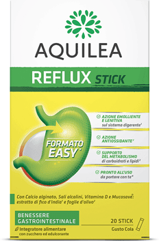 Aquilea Reflux Integratore Benessere Gastrico Stick 20 Stick