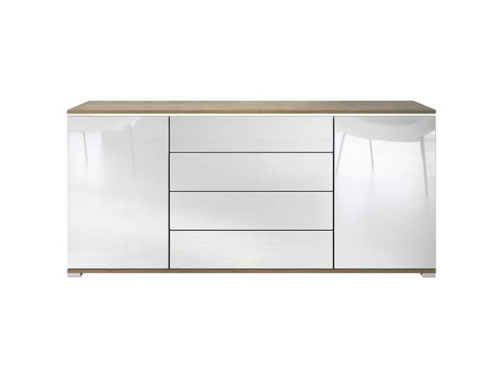 SIDEBOARD Faro Weiß Hochglanz