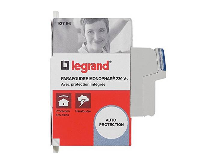 Legrand - Parafoudre modulaire pour logement avec protection intégrée - 2 modules