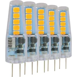 BLULAXA 49888 - 5x LED Stiftsockellampe, G4,  1W,  100 lm, warmweiß