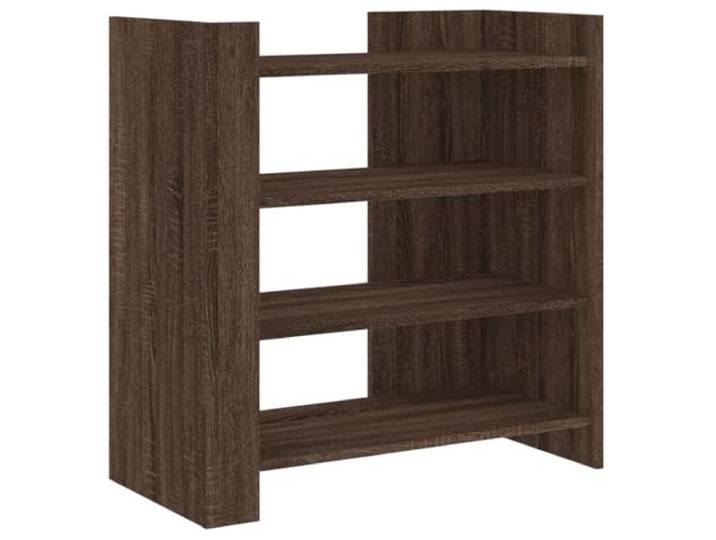 GFMGUEMV Sideboard Braun Eichen-Optik Holzwerkstoff 73,5x35x75 cm Klassisches Design, flexible Montage, pflegeleichte Oberfläche, robuste Konstruktion, vielseitig einsetzbar