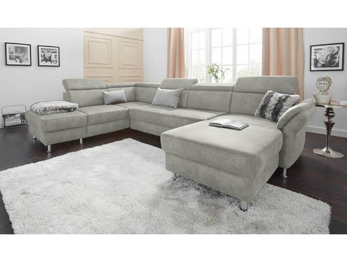 sit&more Wohnlandschaft Avignon U-Form, optional Schlaffunktion & Stauraum, inklusive Kopfteilverstellung