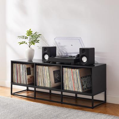 Crosley Furniture Crosley Enzo Large Record Player Stand With Vinyl Storage