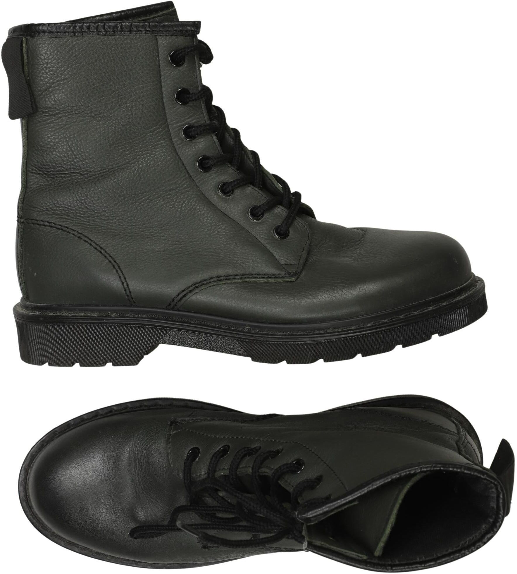 5th Avenue Damen Stiefelette, Grün, Gr. EU 38, Leder - Second Hand