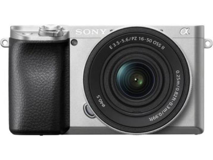 Sony - Appareil Photo Hybride Alpha 6100a Silver Kit E 16-50 Pz Oss Ii
