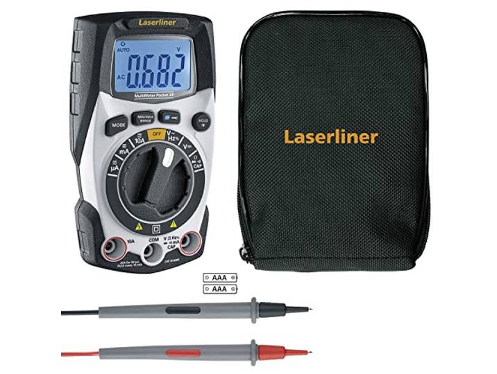 Multimètre Laserliner numérique CAT III 600 V\, CAT IV 600 V Affichage (nombre de points): 4000