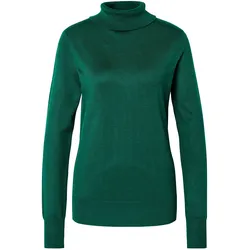 Tchibo - Feinstrick-Rollkragenpullover - Damen - Gr. L - grün