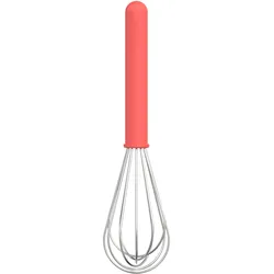 Mepal Chef It Edelstahl Schneebesen aus Polypropylen mit ergonomischem Griff 25 cm coral