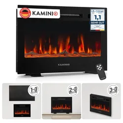 KAMINIO KAMINIO Elektrokamin MARLON - Elektrischer 3-in-1 Kamin - 24 Zoll