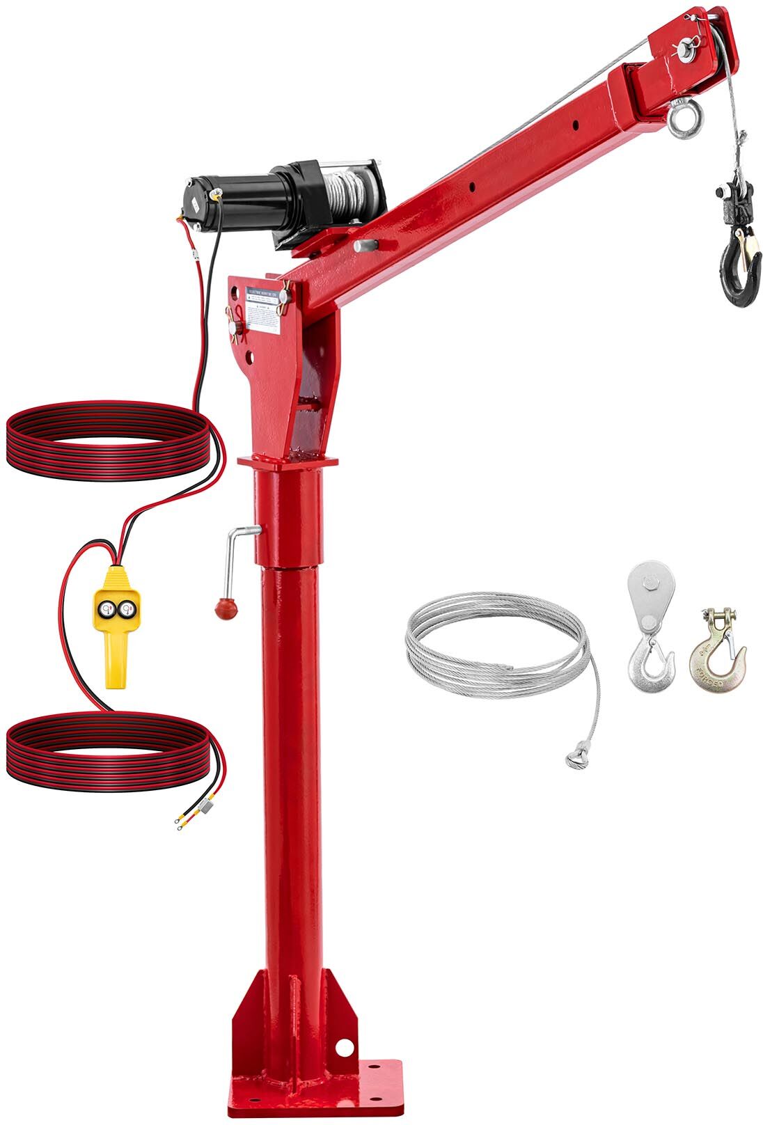 Steinberg Systems Loading Crane with 12 V winch - 800 kg - 360° SBS-PTC-500