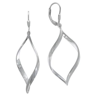 Paar Ohrhänger VIVANCE "925 Silber rhodiniert", weiß, Ohrringe, Damen, one-size, Silber 925 (Sterlingsilber)