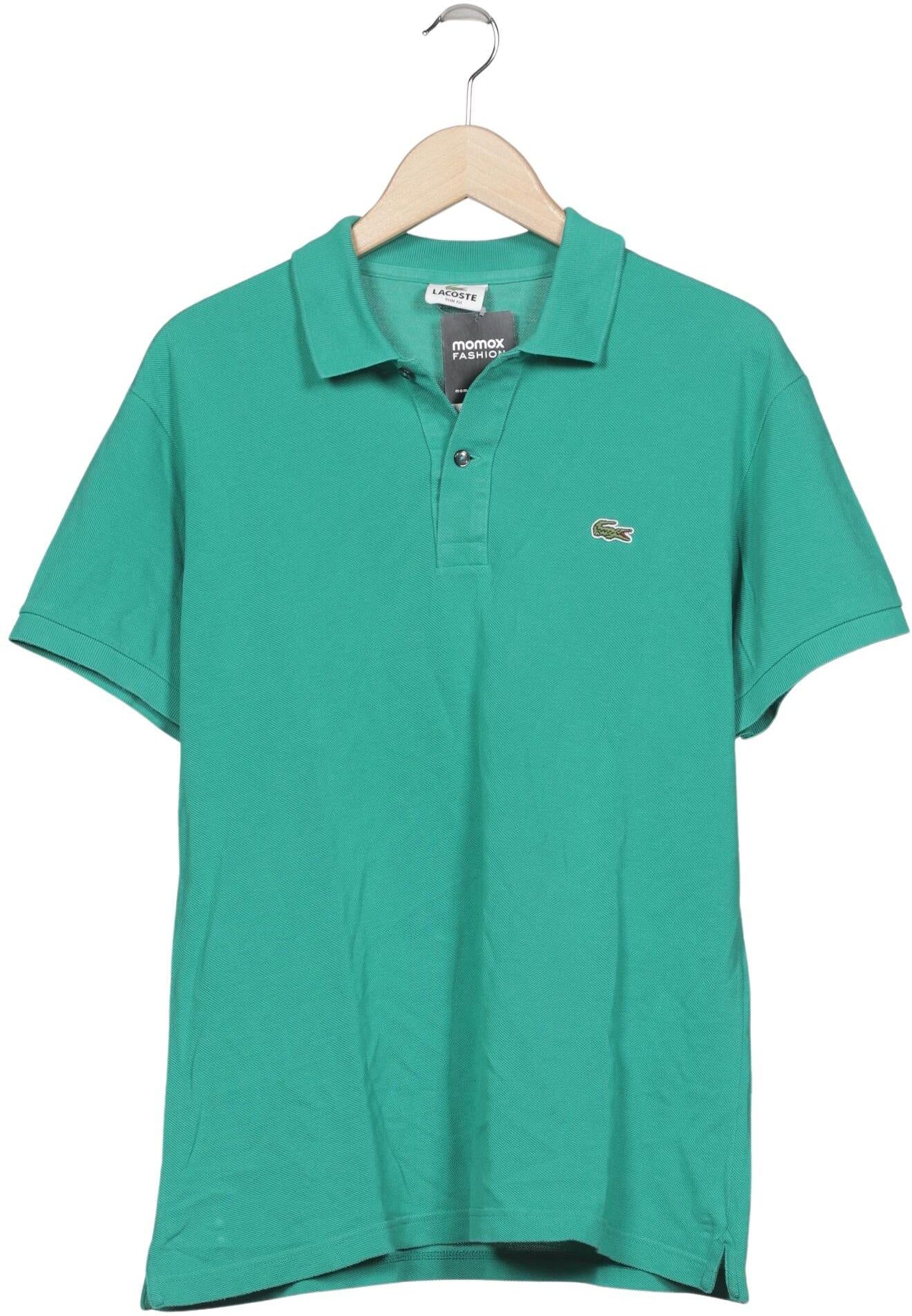 Lacoste Herren Poloshirt, Grün, Gr. L (Lacoste 5), Baumwolle - Second Hand
